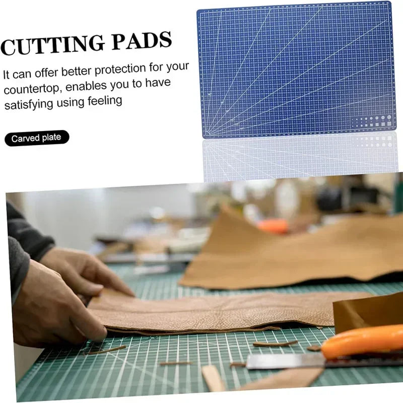 A3 A4 A5 PVC Cutting Mat Workbench Patchwork Sewing Manual DIY Knife Engraving Leather Cutting Board Single Side Underlay