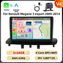 Podofo 8Core 9 ''Car Radio For Renault Megane 3 2009-2014 Multimedia Player Android Auto Carplay BT WIFI 4G Navigation Car Audio