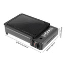 Portable Camping Grill Gas Stove, Butane Gas Burning Grill, Barbecue Grill Cooker for Ooutdoor Grilled Meat, Vegetables