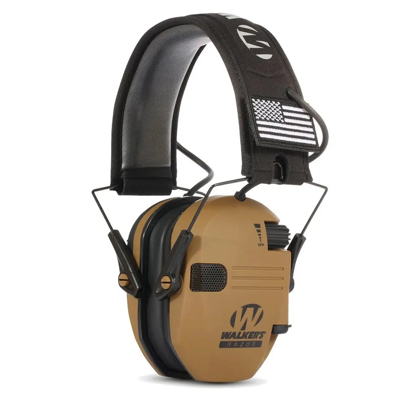 Military Electronic Shooting Earmuffs Hunting Sound Pickup Noise Reduction Hearing Protection Headset Low Profile Earcups