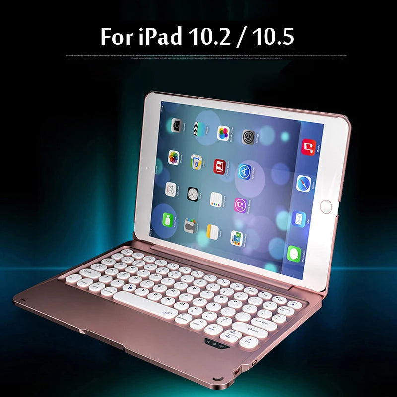 For iPad 9.7 2017 / 2018 5th 6th 7th 8th 9th 10.2 Gen wireless Bluetooth Keyboard Case For iPad Air 2 3 / Pro 9.7 10.5 Cover