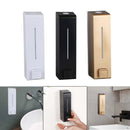 600ml Hand Press Soap Dispenser Wall Mounted Plastic Hand Soap Shampoo Container for Bathroom Shower Accessories