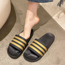 Smile New Women's Home Slippers Indoor Non-slip Bathroom Slippers Outdoor Swimming Slippers  Soft Beach Slippers For Women