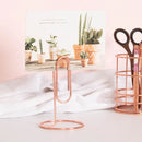 Nordic Paper Clip Table Card Memo Holder Stand Photo Clips Holder Message Folder Desk Stand for Paper Note Memory Photo
