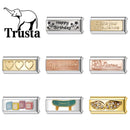 Trusta 2024 Best Friends Angel Wing Charm Italian Links 9mm Bracelet Stainless Steel for Girls Birthday Gift DIY Jewelry N115