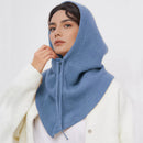 The Arctic Mantle | Hand-Knitted Winter Balaclava with Merino-Blend Insulation