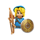 Japanese Anime The Legend of Zeldaed Princess Zeldaed Linked Mini Action Toy Figures Building Blocks Assemble Bricks Kids Toys