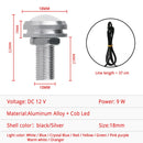 2Pcs New 18MM Car Eagle Eye Silver Shell DRL Led Daytime Running Lights LED 12V Backup Reversing Parking Signal Automobiles Lamp