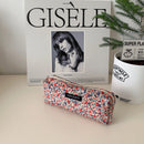 Cute Floral Corduroy Pencil Case Small Cosmetic Lipstick Travel Portable Storage Bag Stationery Pen Makeup Bag Handbag Organizer