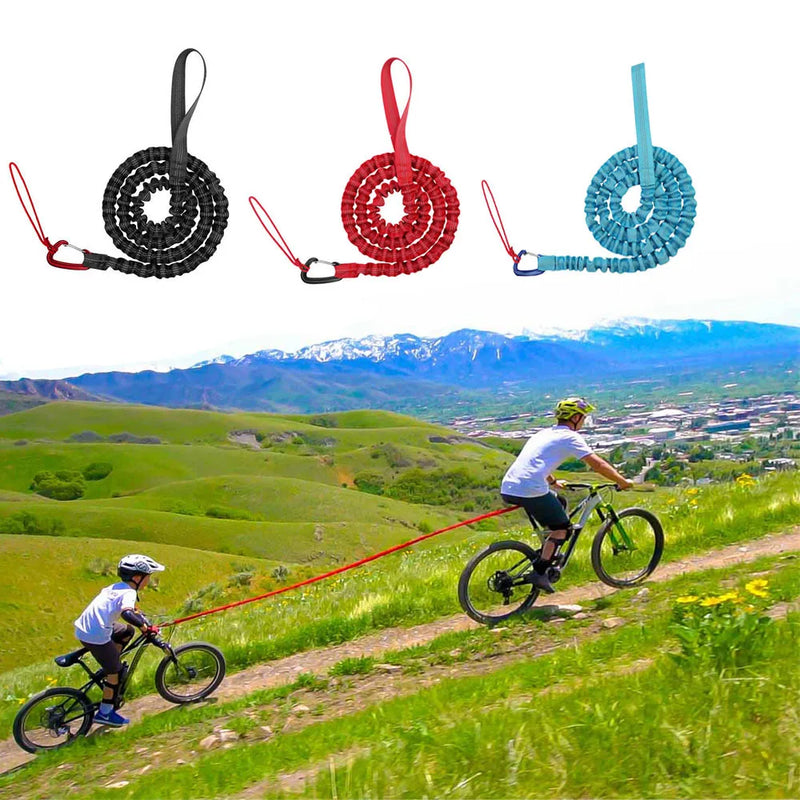 Bicycle Tow Rope Bicycle Traction Rope Mountain Bike Parent-Child Pull Rope Convenient Trailer Rope