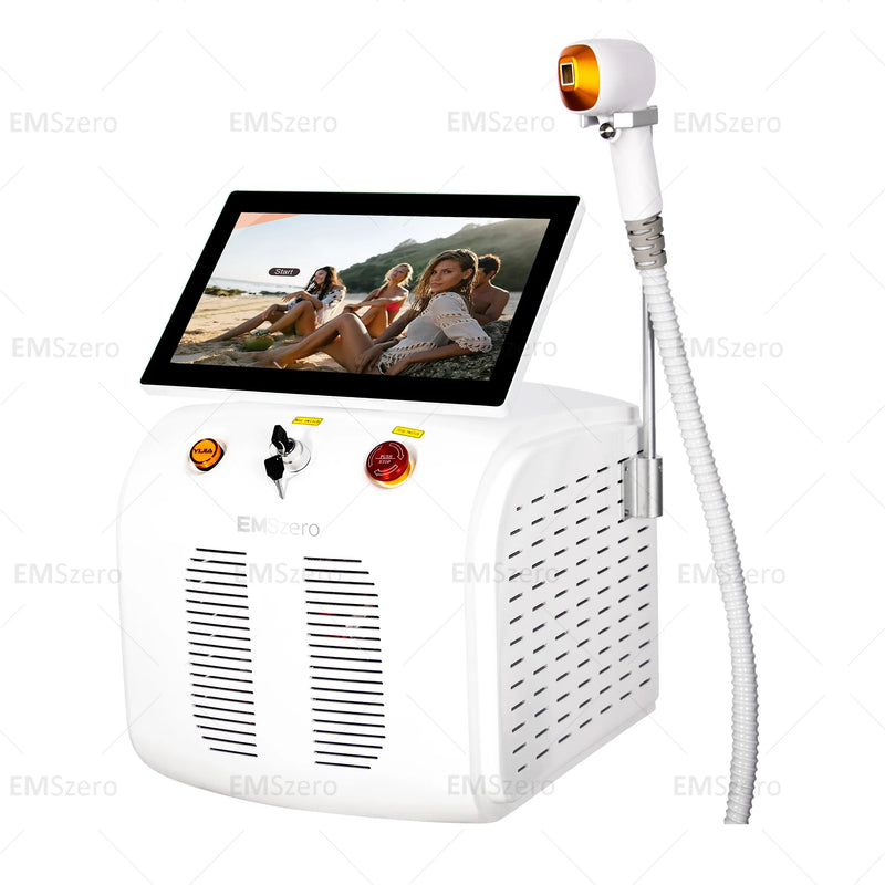 Professional 808nm Diode Laser Remove Hair Machine Skin Rejuvenation Ice Titanium Painless Permanent Hair Removal Device