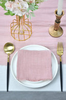 2023 Wedding  Table  Runner  Cotton Soft Gauzy CottonFabric Rustic Country Bohemian BeachWedding Christmas Decor