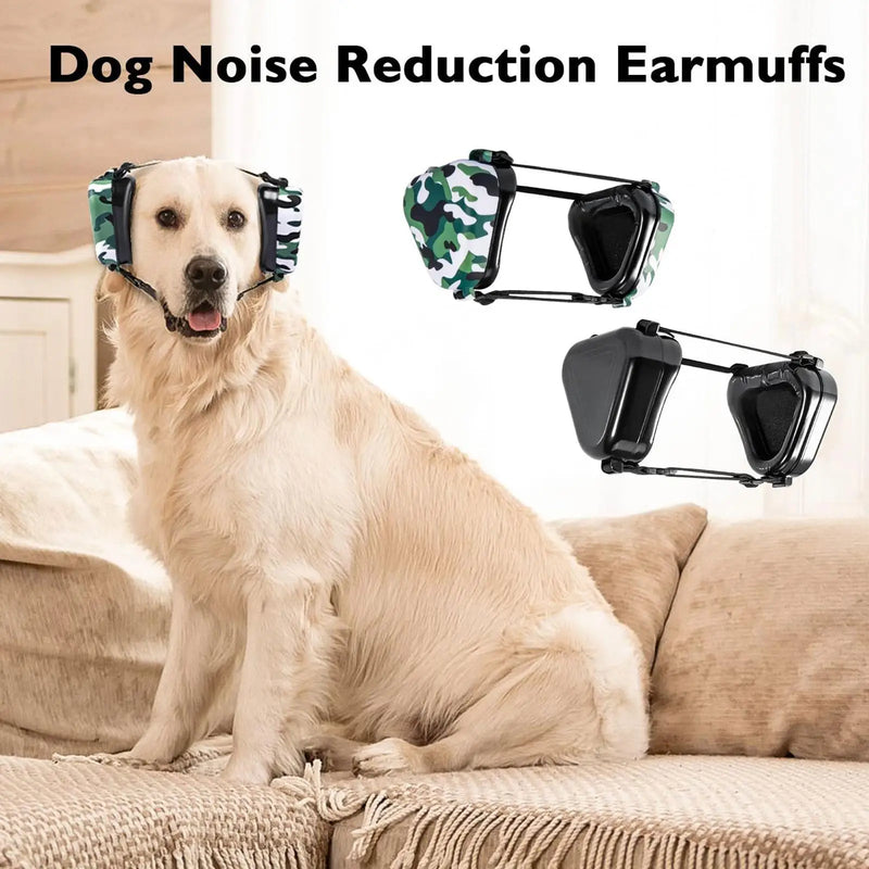 Anti-noise Dog Earmuffs Noise Reduction Hearing Protection Adjustable Elastic StrapsEar Cover For Fireworks Thunder Supplies