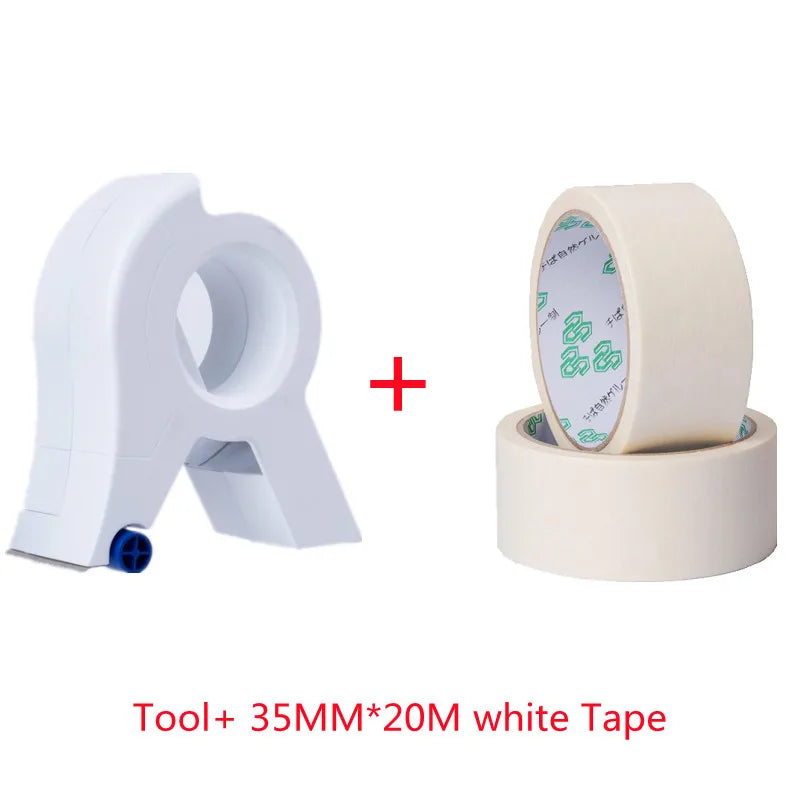 Painter Masking Tape Applicator Dispenser Machine Wall Floor Painting Packaging Sealing Tool for 1.88-2" x 60 Yard Standard Tape