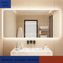 Makeup Mirror with LED Lights High Brightness Frameless Rectangular Mirror Anti-fog Bathroom Mirror Compensation for Damage