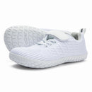 ZZFABER Barfußschuhe Kinder Flexible Mesh-Sneaker Weiche Weite Zehenpartie Freizeitschuhe für Jungen Mädchen Sportschuhe Bequemes Schuhwerk