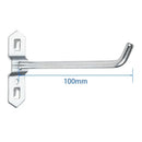 1-10pcs Pegboard Hooks, Steel Single Oblique Hangers for Garage Tool Organization, Kitchen Utensil Key Holder