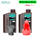 SUNLU 2KG Water Washable / Water Washable ABS Resin Resin 1000G/Bottle 405nm Rapid UV-Curing Photopolymer Resin For LCD 3D Print