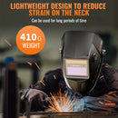 HITBOX Welding Helmet Auto Darkening Welding Mask For TIG MIG ARC Welder Machine Large View True Color DIN9-13 93*43MM Vision