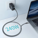 UGOURD USB4 Kabel 40 Gbit/s 240 W Thunderbolt 4 Typ C Schnellladekabel Thunderbolt3 USB C auf C Datenübertragungskabel für eGPU 2m