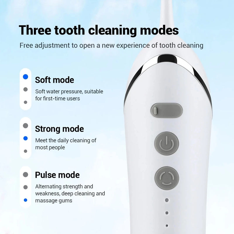 Xiaomi Youpin Irrigator Dental Professional Water Pick Electric Mouth Washing Machine 3 Modes Teeth Cleaning Whitening Tool New