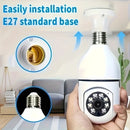 Ease Life APP-Light Bulb Security Cameras Outdoor Wireless WiFi Camera 5GHz, 360 Degree, E27 Light Socket Screw In Securi