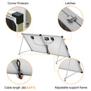 DOKIO 100W/160w/200w 18V Glass Folding Monocrystalline Waterproof Solar Panel with 12V Controller Kit from China