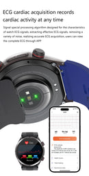 The BioPulse Pro | AMOLED Health Smartwatch — ECG, Blood Pressure & AI Body Scan
