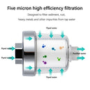 Wasserhahn-Auslass-Reiniger-Kits Universeller Wasserhahnfilter PP Baumwolle für Küche Bad Dusche Haushaltsfilter Hohe Dichte Praktisch