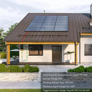 Y&H Grid Tie Inverter 300W 350W 500W 600W 700W MPPT Micro Inverter Solar PV Grid Tie System for Home DC18-60V Output AC110V/240V