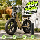 The Dust Maker | 1500W Fat-Tire Electric Bike 48V 15Ah 50-Mile Range