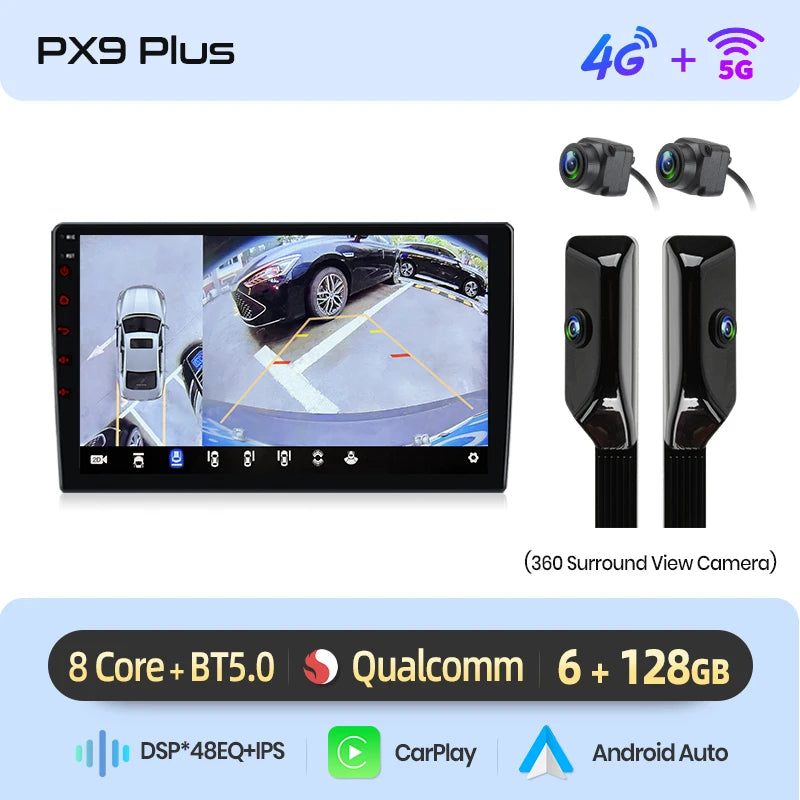 AWESAFE PX9 Car Radio Autoradio for  Renault Megane 2 2002 - 2009  Wireless Carplay Screen Android Auto Stereo GPS Navi FM RDS