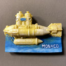 Europe Monaco 3D Fridge Magnets Tourism Souvenir Refrigerator Magnets Sticker Collection Handicraft Decoration Articles