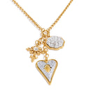 Yhpup 80+5cm Stainless Steel Cross Heart Pendant Long Necklace 2026 New Arrivals Fashion Attractive Europe Statement Jewelry
