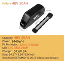 Ebike Battery Hailong Polly 36V 48V  20Ah 24Ah 25Ah 18650 21700 Electric Bike Batteria 14.4ah for500W 750W 1000W 1500W Motor