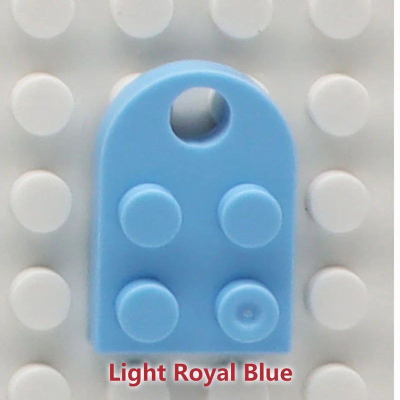 50pcs DIY Building Blocks 3176 Brick Heart Necklace/Key Ring Toys 2x 3 Heart-shaped Multicolor Educational Toy Gift for Children