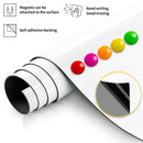 Magnetic Dry Erase Chalkboard Paper Soft Whiteboard Contact Paper Wall Sticker Graffiti Sticker For Work At Home Office/Teaching