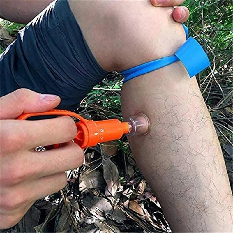 Outdoor Venom Extractor Venom Snake Mosquito Bee Bite Vacuum Suction Pump Survival Camping Hiking First Aid Safety Rescue Tools