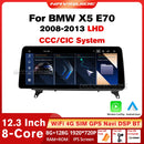 NAVIGUIDE 10.25 / 12.3 / 14.9 Inch Android Carplay Auto Car Radio For BMW X5 E70 X6 E71 LHD 2008-2013 CCC CIC Multimedia Player