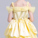 Girl Belle Princess Dress Kids Beauty and The Beast Costume Children Christmas Birthday Cosplay Elegant Party Dress 2-10 Years