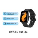HAYLOU GST Smart Watch Herren Damen Uhr Blutsauerstoff Herzfrequenz Schlafmonitor 12 Sportmodi Benutzerdefiniertes Zifferblatt Globale Version