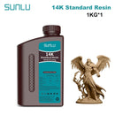 SUNLU 14K High Precision Resin 405nm UV Resin 1KG For LCD 3D Printer Material For Fast Curing  405nm UV Photopolymer Resin