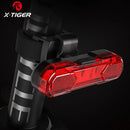 X-TIGER Fahrrad Rücklicht Wasserdichtes MTB Fahrradlicht USB Lade LED Fahrrad Rücklicht Flash Rückleuchte Sicherheits Warnlicht für Fahrräder