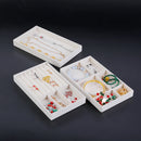 1PC, Flocking Jewelry Box Jewelry Tray, Color: Beige 2030