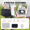 The Emberwright | 80-Inch Stainless Steel Camping Tent Stove