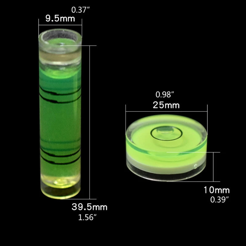 2pcs 3D Printer Parts Hot Bed Leveling Detection Heatbed Leveler Bubble Mini Lever Detector for Ender 3 CR10 etc