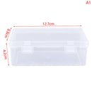 PP Storage Box Transparent Desktop Organizer Large Capacity Stickers Pencil Subpackage Holder Stationery