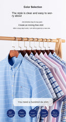 The Merchant | 100% Cotton Oxford Shirt, Short Sleeve