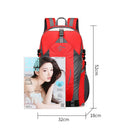 Polyester Camping Backpack Breathable Fishing Bag Large Capacity Wear-resistant Layered Storage Lightweight for Office Travel