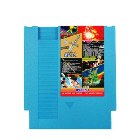 FOREVER DUO GAMES OF NES 852 in 1 (405+447) Game Cartridge for NES Console, total 852 games 1024MBit Flash Chip in use